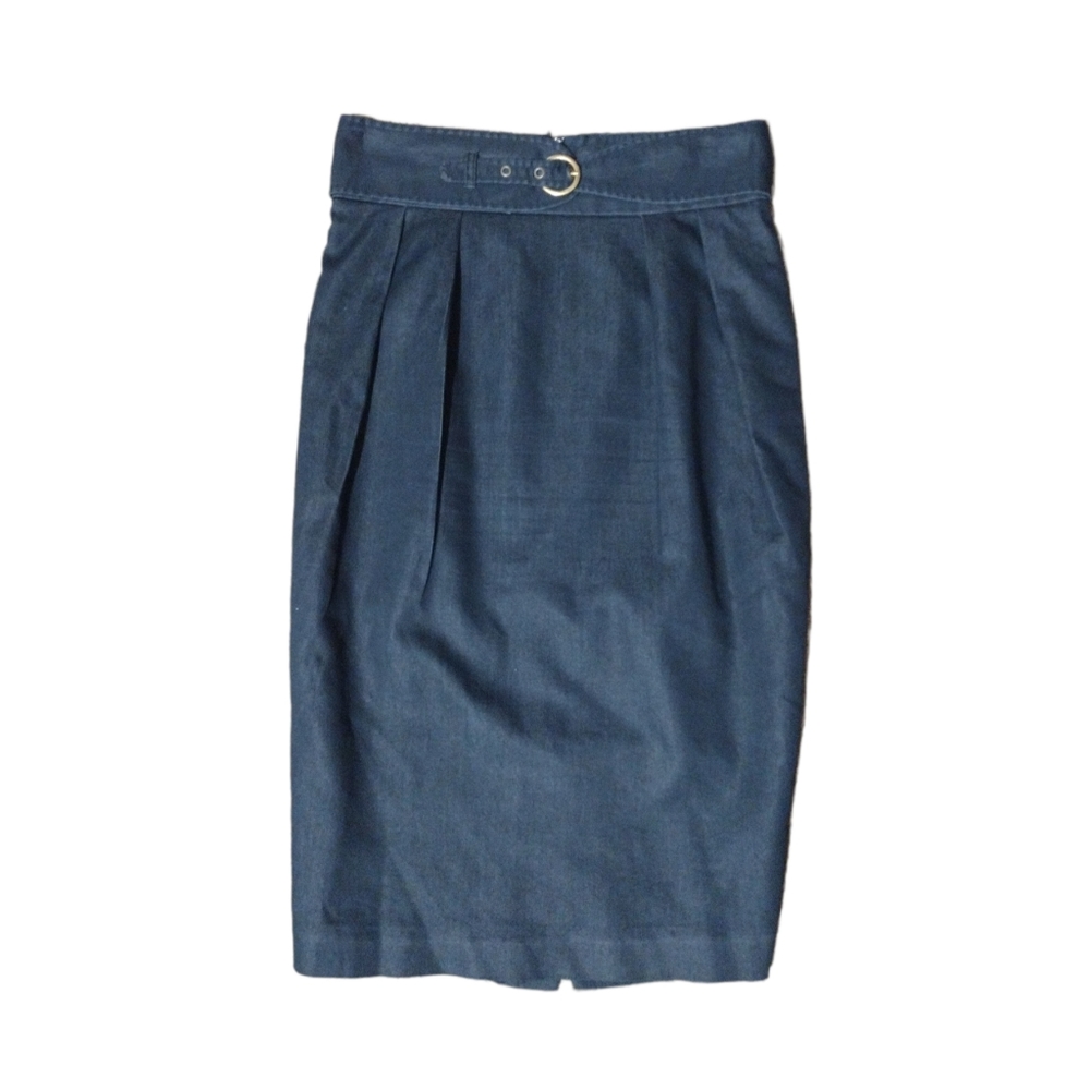 PENCIL SKIRT WORTHINGTON size 10 Dark Blue 💙 Career Skirt
